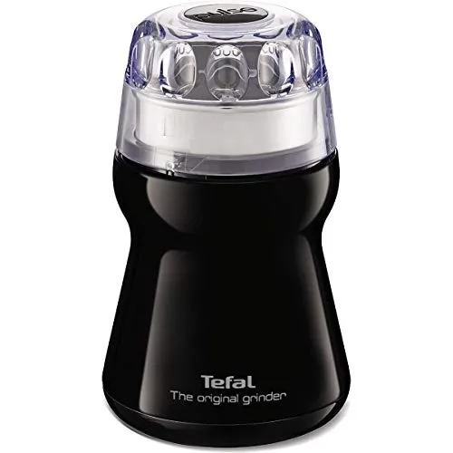 Tefal Kaffeemühle, Schwarz, 3 Geschwindigkeiten, Kunststoff, 0.94 kg, FOOD_PROCESSOR