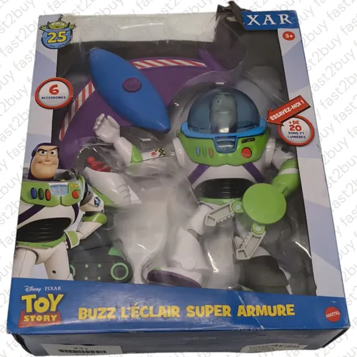 Disney Pixar Toy Story Buzz Lightyear Super Rüstung mit Zubehör, GTV23, France