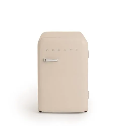 CREATE RETRO FRIDGE 83.5 SILVER