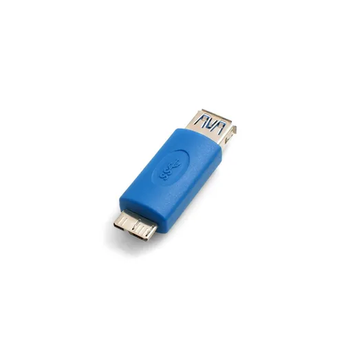 System-S USB 3.0 Micro B Stecker zu USB 3.0 Typ A Buchse OTG Kabel Adapter