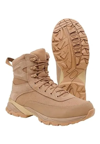 Brandit Tactical Boot Next Generation - Beige, Größe 46 - Herren-Stiefel mit Leder-Textilkombination für optimalen Klimakomfort, rutschhemmender Sohle und stabiler Konstruktion. Ideal für den Einsatz im Freien.
