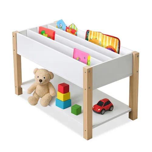 Bücherregal Kinder in weiß von Relaxdays