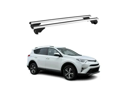 OMAC Dachträger für Toyota RAV4 2016-2018 - Dachgepäckträger aus hochwertigem Aluminium, leicht und abnehmbar. Ideal für Abenteuer mit Fahrrad- und Skiträgern, wasserbeständig und aerodynamisch für weniger Windgeräusche.