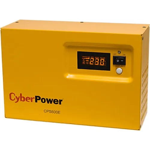 Cyberpower CPS600E 420 W USV-System - Unterbrechungsfreies Stromversorgungssystem für zuverlässigen Schutz Ihrer Geräte, ideal für IT-Profis. Mit 8 AC-Anschlüssen und LCD-Anzeige, perfekt für eine stabile Stromversorgung.