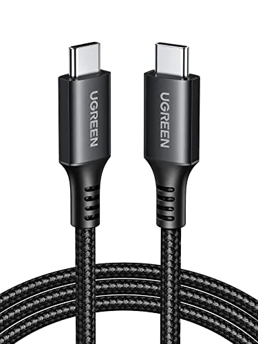 UGREEN USB C Kabel PD 3.0 60W USB C auf USB C Ladekabel PPS Schnellladekabel USB C kompatibel mit iPhone 16/15, Galaxy S24 S23 S22 A55 A35 A15, 2024 iPad Pro/Air, Pixel 9, Spielkonsolen usw. (2M)