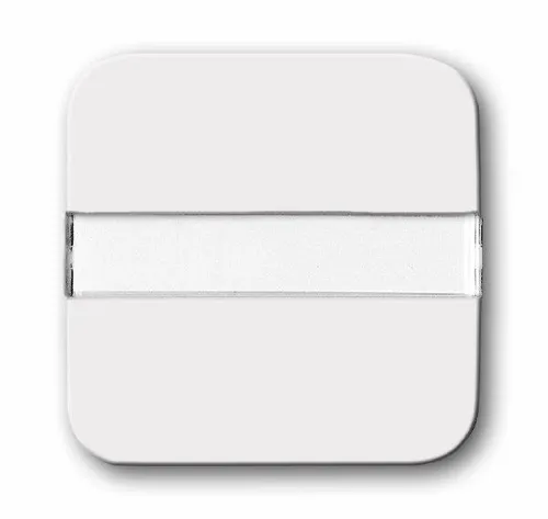 Busch-Jaeger 2506 N-214 Wippe 1-fach mit Beschriftungsfeld, alpinweiß glänzend, Reflex SI