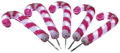 Konstsmide LED Acryl Zuckerstangen 5er-Set von Konstsmide