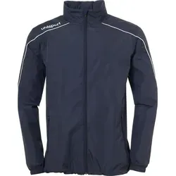 Uhlsport Fußball Stream 22 Allwetterjacke Kinder Jacke marine weiß Gr 128 - Blau - 128