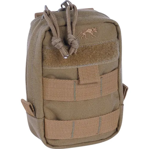 Tasmanian Tiger TT Tac Pouch 1 Vertical - Praktische Zubehör-Tasche - Rucksack-Zusatztaschen für Bushcraft und Wandern; aus strapazierfähigem Cordura mit Verstärkungen; Farbe: Braun, Größe: One Size - ideal für Outdoor-Enthusiasten!