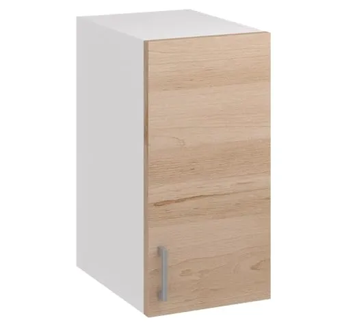 roe furniture Küchenhängeschrank 30 cm – Küchenoberschrank mit 1 Tür & 2 Regalfächern – Wandschrank für Küche, 30×60×31 cm – Hängeschrank aus Holzwerkstoff, melaminbeschichtet, Wandmontage