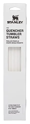 Stanley Quencher Trinkhalme für 1,2 l | wiederverwendbare Ersatz-Trinkhalme für Becher mit Griff | Edelstahl-Trinkbecher-Zubehör | BPA-frei | keine Farbe