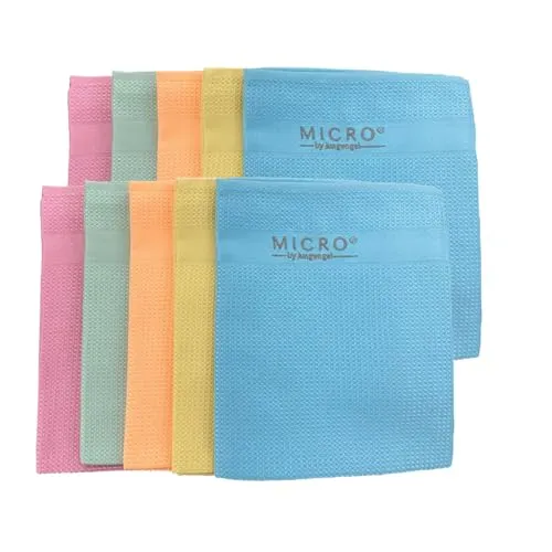 Jungengel Premium Mikrofasertücher XXL - Vegan Zertifiziert - 5/er10er Set 68x42cm - 7X Saugkraft Reinigungstücher Streifenfrei Putztücher Auto Küche Fenster (10er Set)