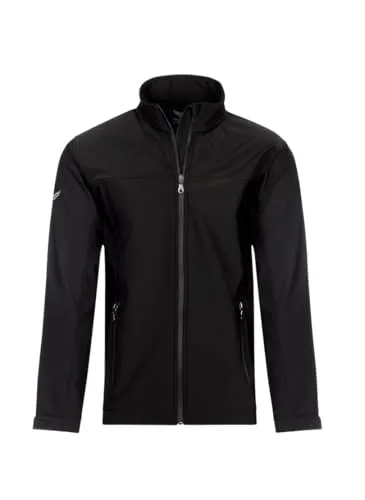 Trigema Herren 607104 Jacke - Schwarz, XX-Large - Funktionsjacke aus elastischer Microfaser, ideal für aktive Männer, mit klassischem Schnitt und praktischem Stehkragen für optimalen Tragekomfort.