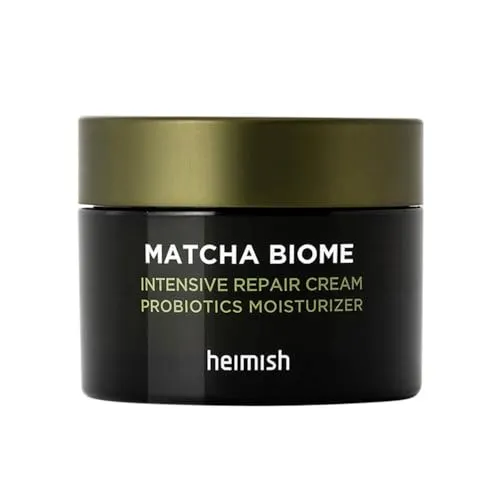 Matcha Biome Intensive Repair Cream 50ml - Medizinische Körperpflege mit 50% fermentiertem Matcha-Wasser, ideal zur Hydration und Heilung sehr trockener Haut. Barrierereparierend und nährend für ein gesundes Hautbild.