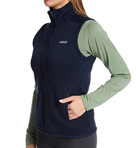 PATAGONIA Damen W's Better Sweater Vest - Leistungsstarker Fleece in New Navy, Größe M - Stylische Weste aus hochwertigem Performance-Fleece, ideal für den Alltag und Outdoor-Aktivitäten. Hoher Tragekomfort und vielseitig kombinierbar.