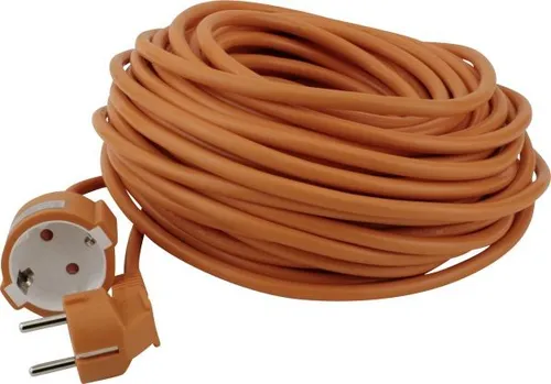 Unitec Verlängerungskabel 25 Meter H05VV-F3G1,5, orange in orange von Weitere