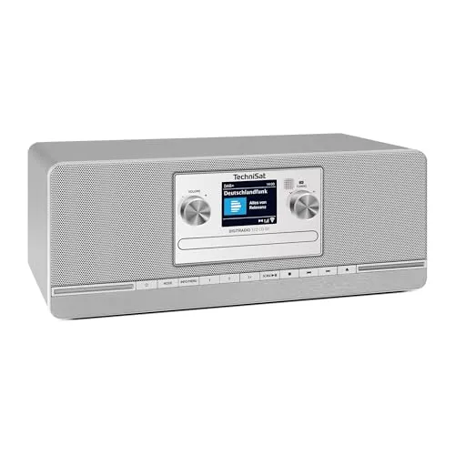 Technsat DigitRadio 372 CD BT silber – Flexibler Audioplayer