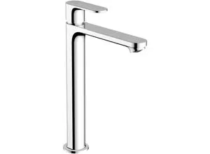 hansgrohe Rebris S Einhebel-Waschtischarmatur 240 CoolStart - Waschtischarmatur mit Luftanreicherung für optimales Wassererlebnis, einstellbare Temperaturbegrenzung, ideal auch für Durchlauferhitzer.