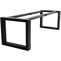 Metalo Pro Tischbeine, Schwarz, Metall, 80x72x220 cm in schwarz von Metalo Pro