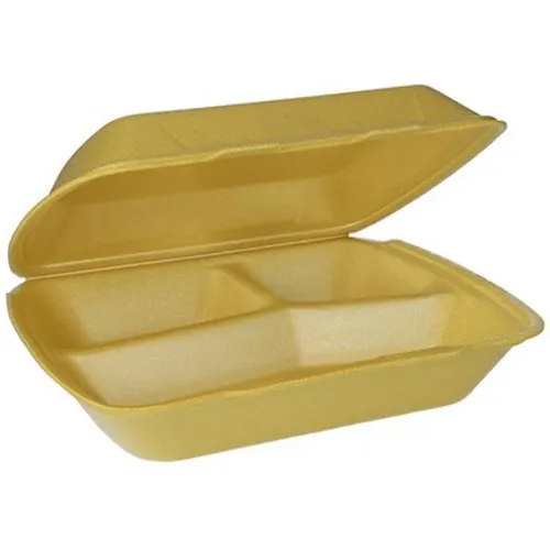 Produktbild Menüboxen mit Klappdeckel, XPS 3-geteilt