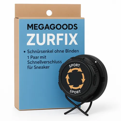 Schnürsenkel ohne Binden mit Schnellverschluss für Sneaker DE