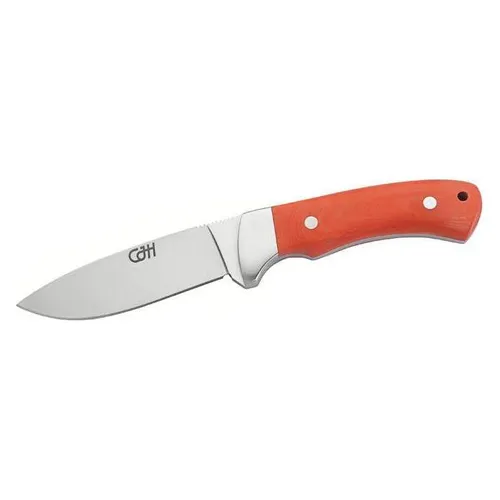 Herbertz CJH Jagdmesser mit Micarta-Griff, orange - Praktisches Taschenmesser für Outdoor-Aktivitäten, mit rutschfestem Micarta-Griff für sicheren Halt und optimalen Einsatz in der Natur.