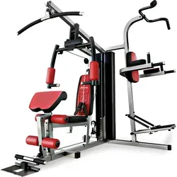 Sportstech Kraftstation HGX100/HGX150/HGX200/HGX300 - Heimtrainingssysteme mit über 45 Übungsmöglichkeiten, ideal für effektives Muskelaufbautraining und Ausdauer, inklusive Stepper und Dip-Station.