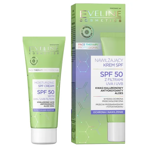 EVELINE Face Therapy Professionelle feuchtigkeitsspendende Creme SPF50 30ml