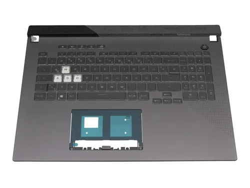 Asus ROG Strix G17 G713QM original Tastatur inkl. Topcase DE (deutsch) schwarz/w