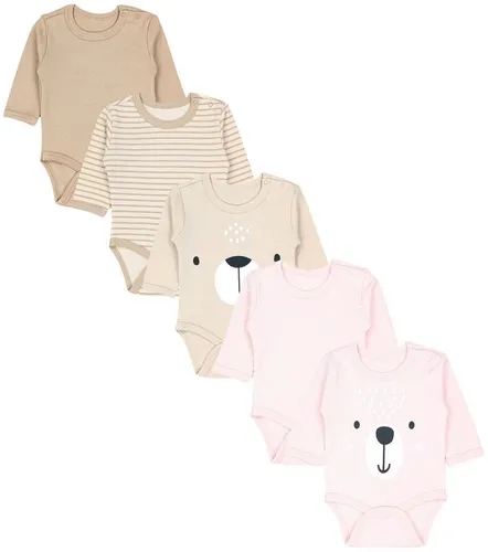 TupTam Langarmbody TupTam Baby Unisex Langarm Body mit Aufdruck Spruch 5er Pack