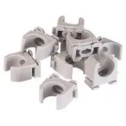 Klemmschelle EN20, grau anreihbar, 10 Stk./Btl.