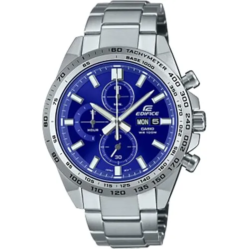 Casio EFR-574D-2AVUEF Herren Chronograph - Elegante Herrenarmbanduhr mit Stoppuhr und 10 atm Wasserdichtigkeit, ideal für den täglichen Gebrauch und sportliche Aktivitäten.
