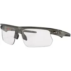 Oakley BiSphaera Grey Smoke / Photochromic Sportbrille - Sportbrille für Athleten, mit leichtem O Matter Rahmen und rutschfesten Unobtanium-Nasenpads für optimalen Halt. Prizm-Gläser verbessern Farbe und Kontrast – ideal für Wettkampf und Alltag.