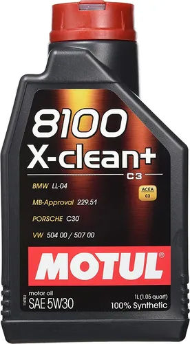 MOTUL 8100 X-clean+ 5W30 1L * VW 504.00/507.00, BMW LL-04, MB229.51