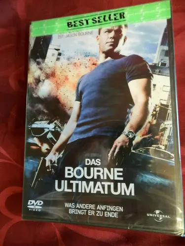 Das Bourne Ultimatum - DVD NEU in Folie - Action Thriller von Paul Greengrass, FSK 12, ideal für Fans spannender Agentenfilme, OVP und regionalcode 2 für Europa.