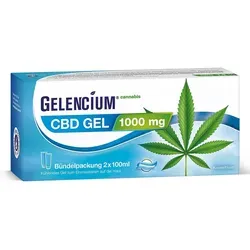Heilpflanzenwohl GELENCIUM Cannabis CBD Gel kühlend 200 ml - Arzneimittel zur kühlenden Linderung von Beschwerden, enthält hochwertige Cannabis CBD-Extrakte für ein angenehmes Hautgefühl.