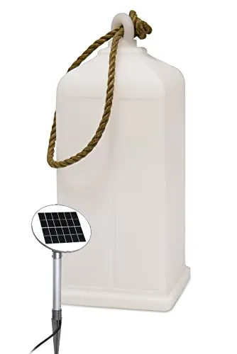 seasons Shining Lantern 45 Solar 42499S in weiß von 8Seasons