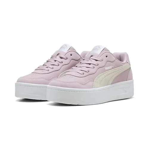 Produktbild PUMA Damen Court Lally Skye Suede Sneakers 36, Rose Mauve White Pink