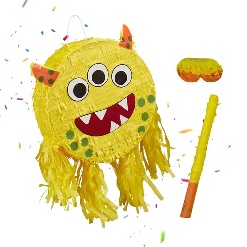 Pinata Geburtstagspinata Monster Pinata Partypinata Schlag Pinata Set Zubehör