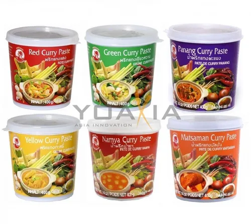 COCK 6 verschiedene Curry Paste Set 400g