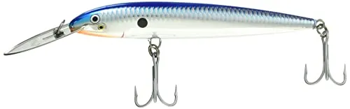 Rapala - Countdown Magnum Angelköder - Angelzubehör mit Abachiholz-Konstruktion - Salzwasser Spinnköder - Lauftiefe 3.9-4.5m - Fischköder 11cm, 24g - Hergestellt in Estland - Silver Blue