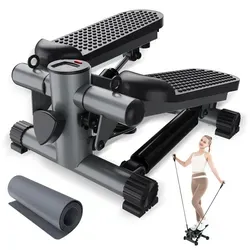 CITYSPORTS Mini-Stepper mit Widerstandsband