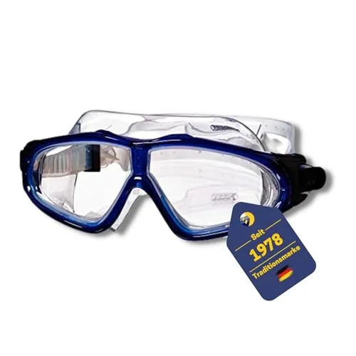 BEST SPORTING Schwimmbrille Sirocco, dunkelblau/transparent