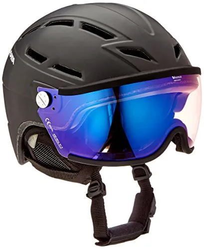 ALPINA Skihelm Griva Visor Vhm, Black Matt, 51-55 cm, 9092130