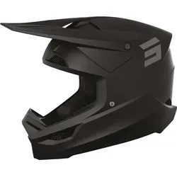 Shot Furious Solid Motocross Helm, schwarz, Größe 2XL für Männer - Hochwertiger Motocross Helm mit hypoallergenem Innenfutter für optimalen Tragekomfort. Ideal für anspruchsvolle Fahrer, die Wert auf Sicherheit und Stil legen.