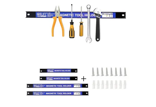 CCLIFE Lochwand 4 tlg Magnetleiste Werkzeughalter Halterung Magnet Werkzeugleiste, (2 x 37cm, 2 x 23cm)