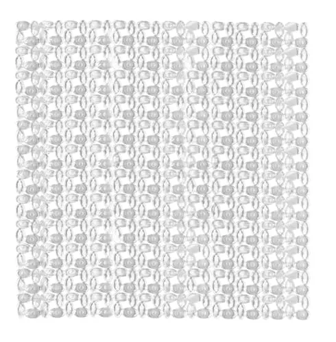 Kleine Wolke Duscheinlage Ivy, 54 x 54 cm, Clear in weiß von Kleine Wolke