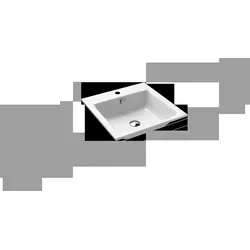 Kaldewei Puro Einbauwaschtisch 460 x 460 mm von KALDEWEI