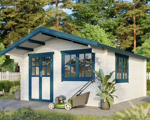 Gartenhaus Holzhaus Gartenlaube Blockhaus 4x5m 35mm
