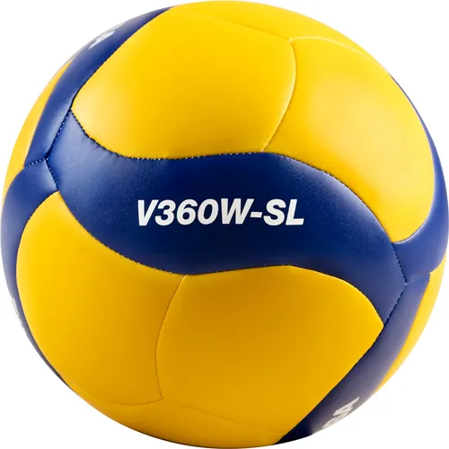 Hammer Volleyball MIKASA V360W-SL - Hochwertiger Volleyball für Freizeit und Training, ideal für Spieler ab 8 Jahren, mit leuchtend gelber Farbe für bessere Sichtbarkeit.